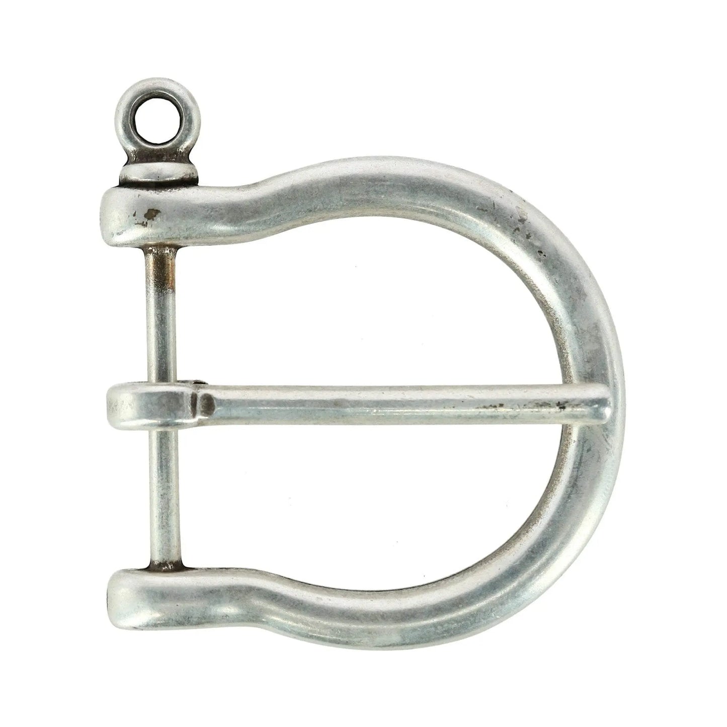 35mm Distinguished Rounded Solid Brass Harness Belt Buckle Trafalgar Store