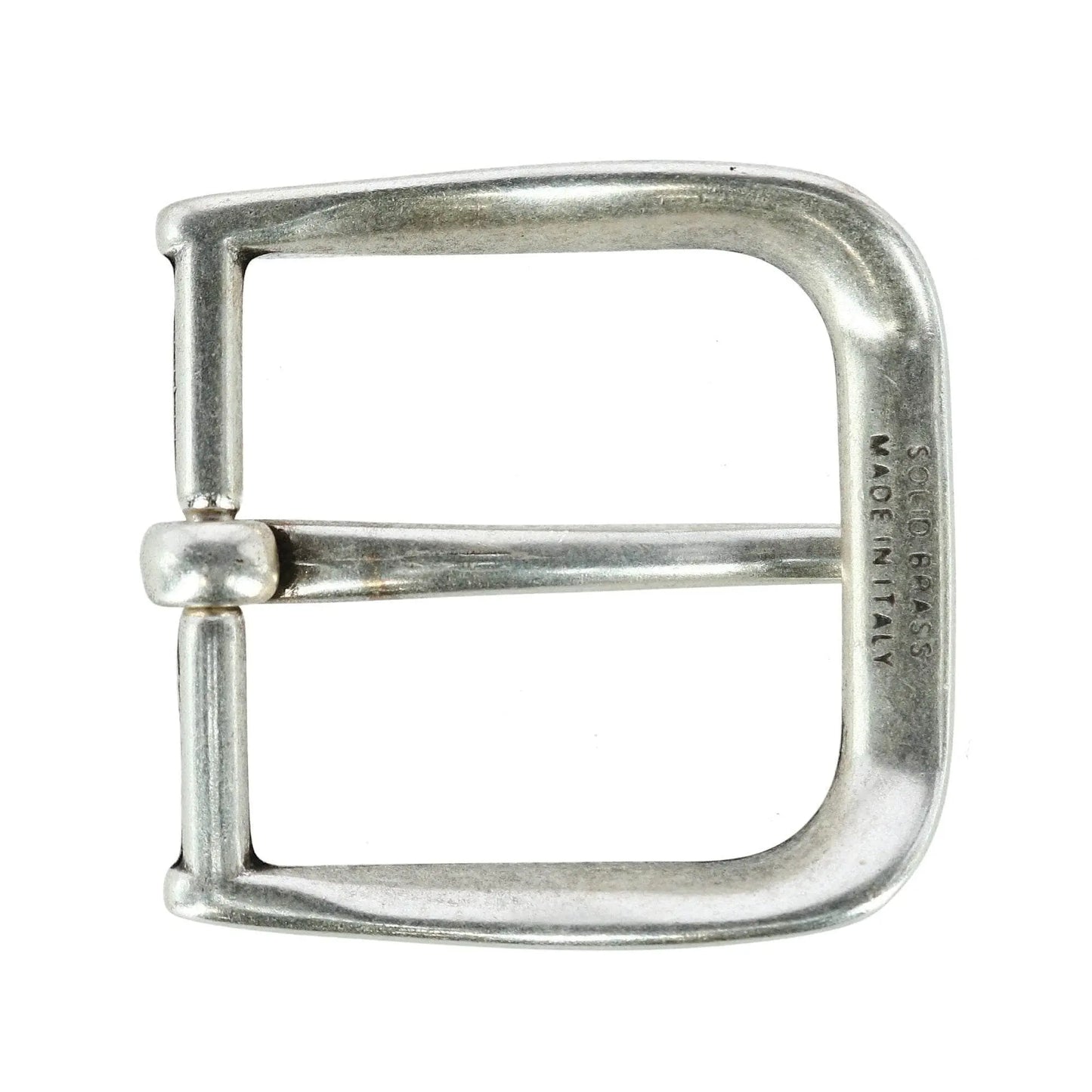 40mm Square Rounded Edge Solid Brass Harness Belt Buckle Trafalgar Store