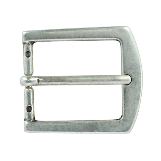32mm Square Bubble Edge Solid Brass Harness Belt Buckle Trafalgar Store