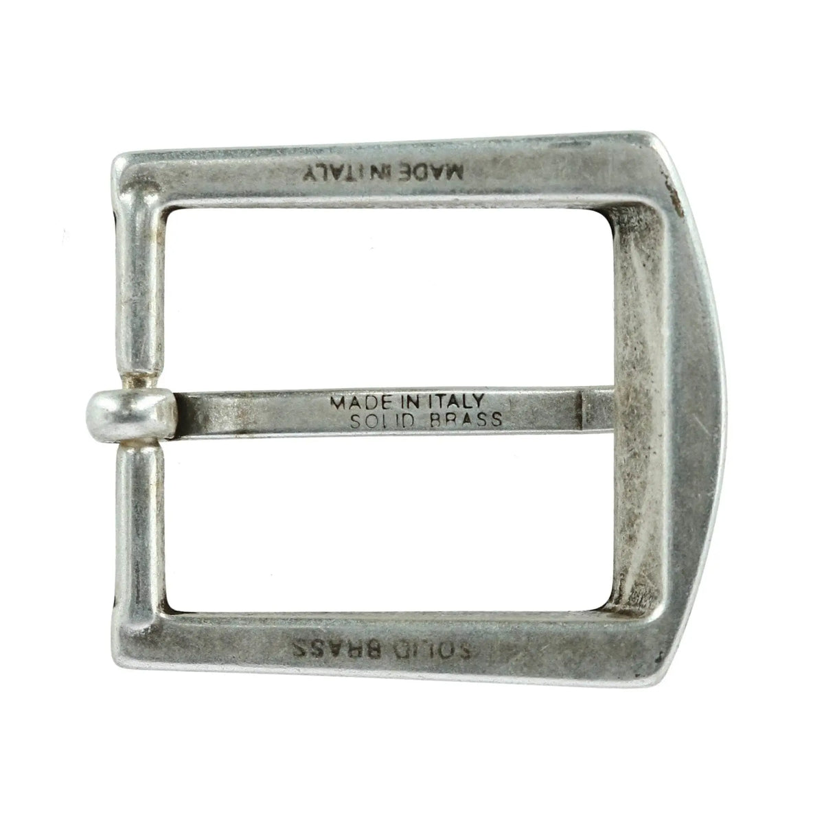 32mm Square Bubble Edge Solid Brass Harness Belt Buckle Trafalgar Store