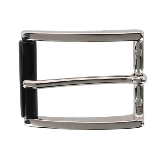 35mm Genuine Stag Horn Roller Single Pronged Brass Buckle Trafalgar Store