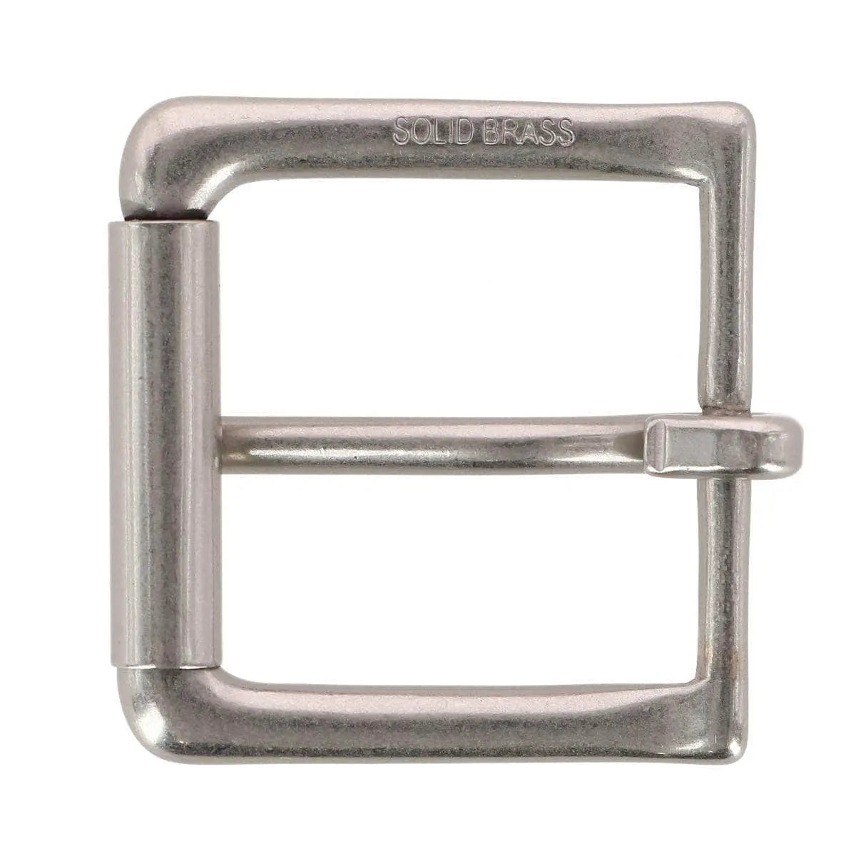 32mm Italian Solid Brass Roller Buckle Matte Finish Trafalgar Store