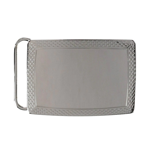 30mm Scallop Edge Compression Belt Buckle Trafalgar Store