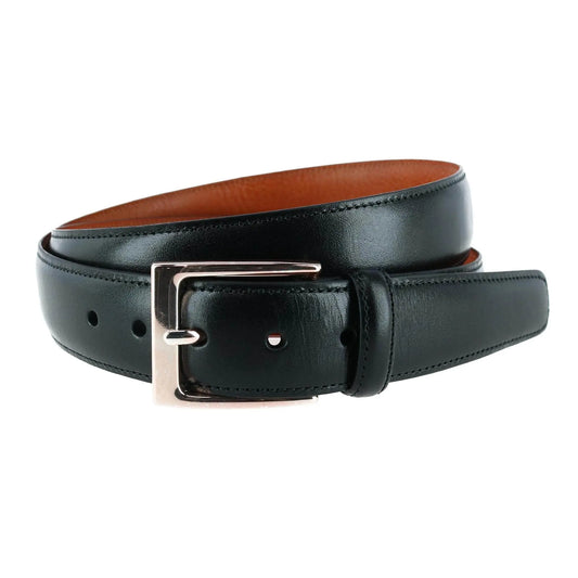 Big & Tall Classic Cortina 30mm Leather Belt Trafalgar Store