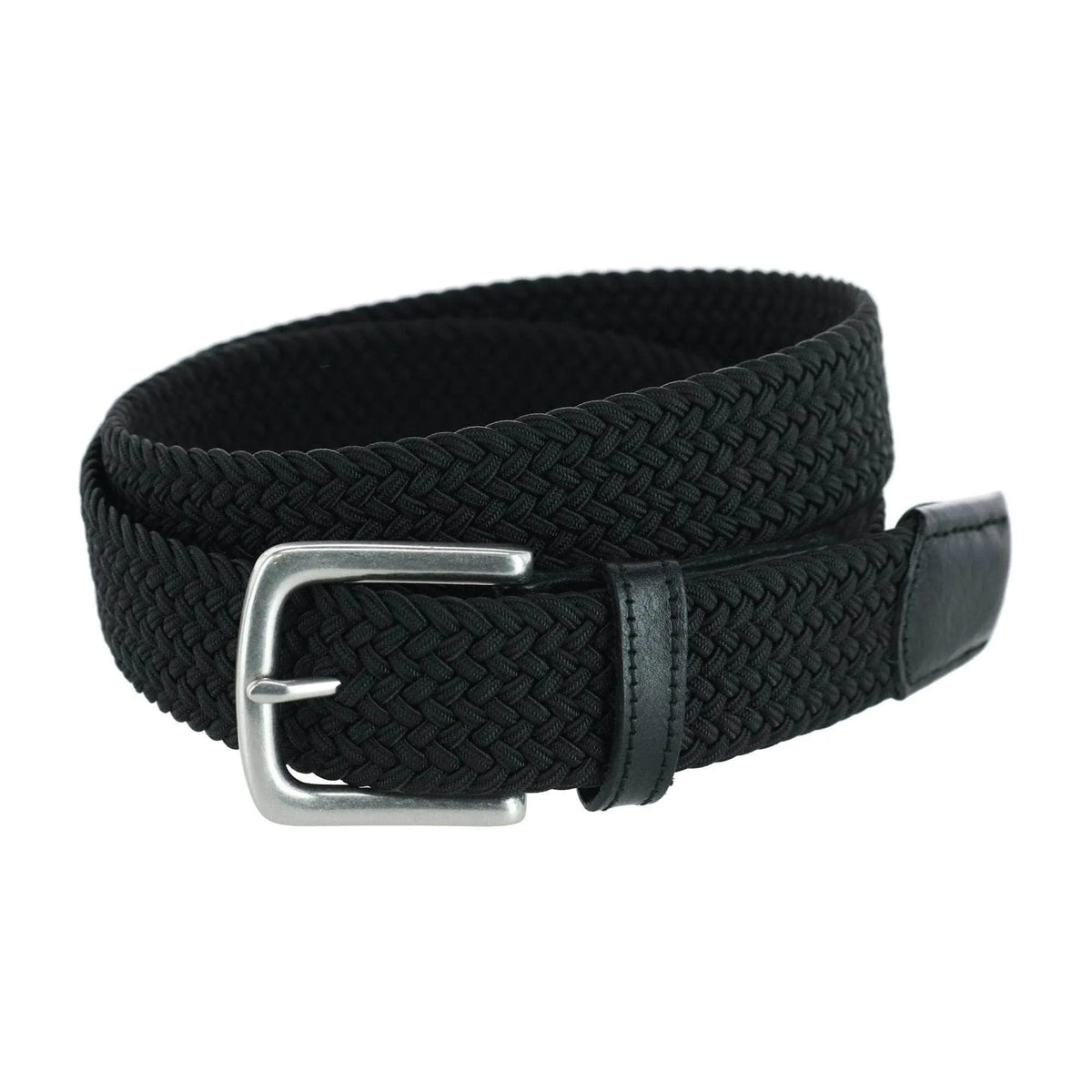 Riverside Big and Tall Solid Stretch Weave Belt Trafalgar Store