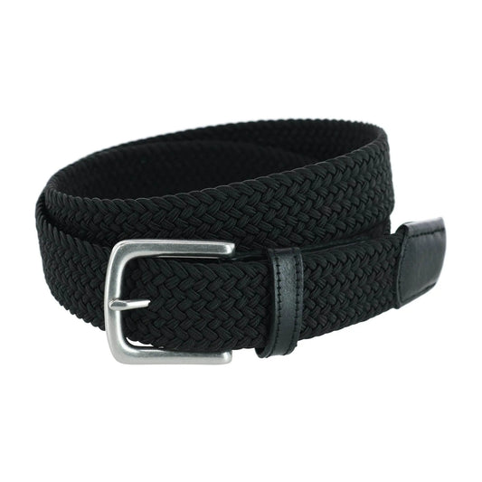 Riverside Big and Tall Solid Stretch Weave Belt Trafalgar Store