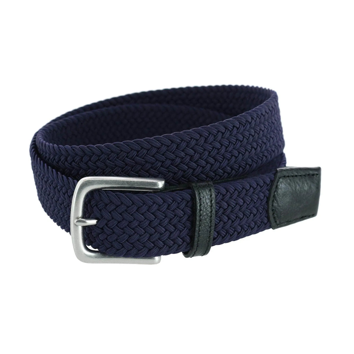 Riverside Big and Tall Solid Stretch Weave Belt Trafalgar Store