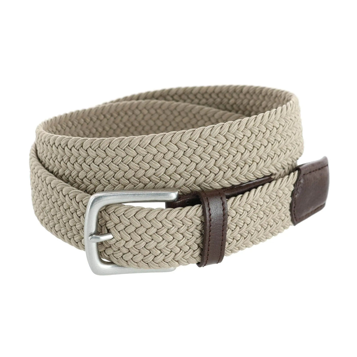 Riverside Big and Tall Solid Stretch Weave Belt Trafalgar Store