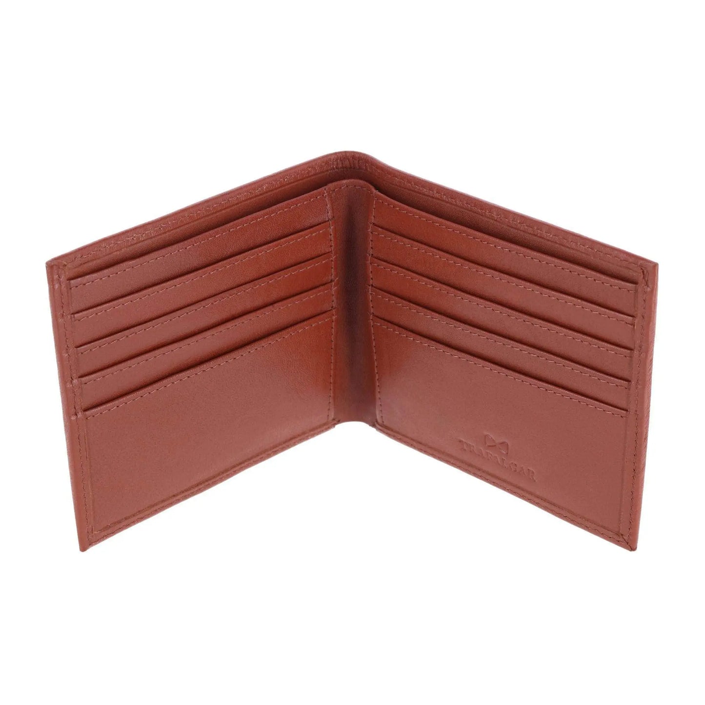 Sergio Genuine Leather 8-Slot Bi-Fold RFID Wallet Trafalgar Store