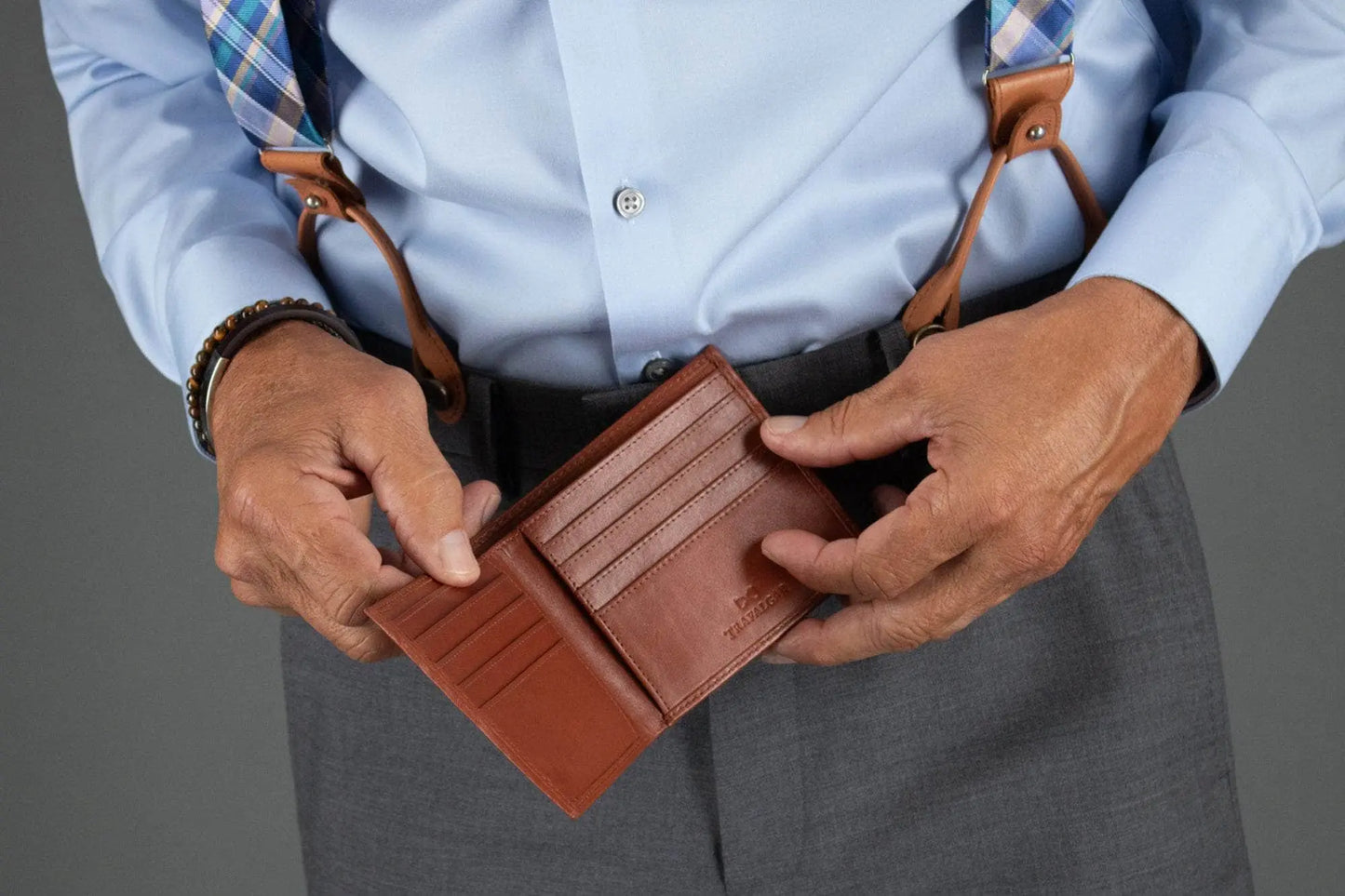 Sergio Genuine Leather 8-Slot Bi-Fold RFID Wallet Trafalgar Store