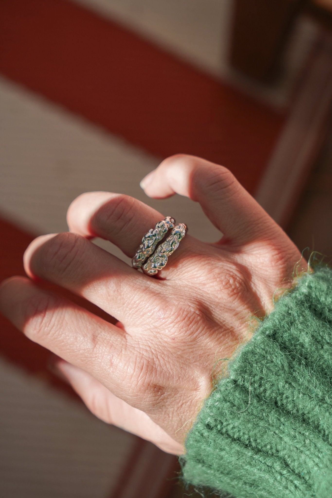 The Sterling Gravel Ring
