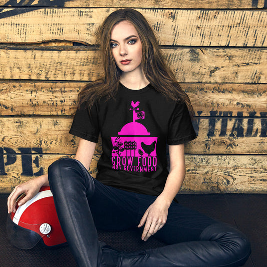 Grow Food Not Government Short-Sleeve Unisex T-Shirt