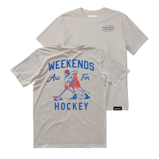 Vintage Weekends are for Hockey Tee