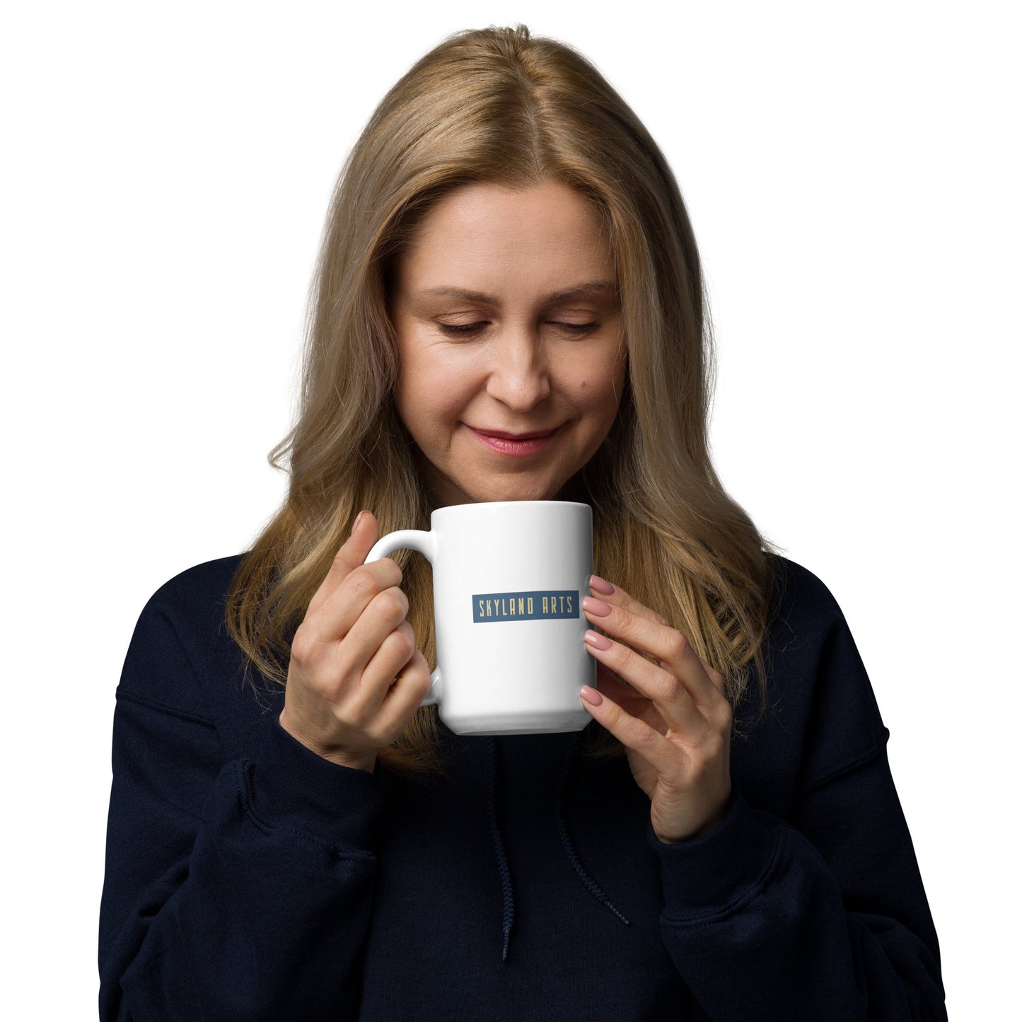 Skyland Arts Intrepid Fighter white glossy 15 oz mug