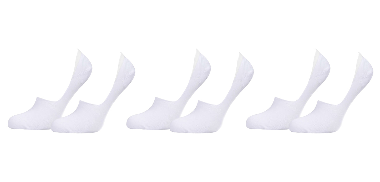 tittimitti® Women’s Organic Cotton No-Show Socks 3-Pack – Breathable Non-Slip Invisible Socks