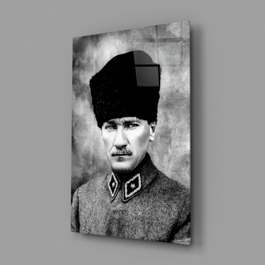 Ataturk Glass Wall Art