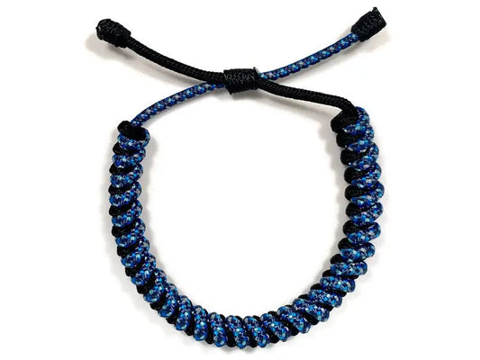 Engineered Black Galaxy Slim Rope Bracelet Engineered