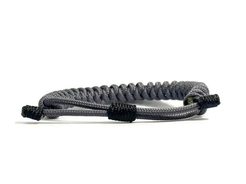 Engineered Grey Slim Rope Bracelet Engineered