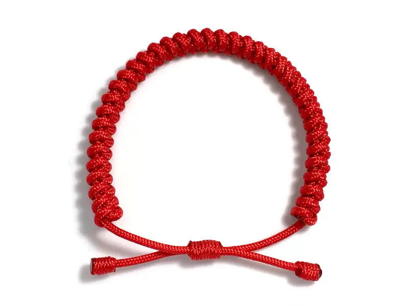 Engineered Lucky Red Slim Rope Bracelet Engineered