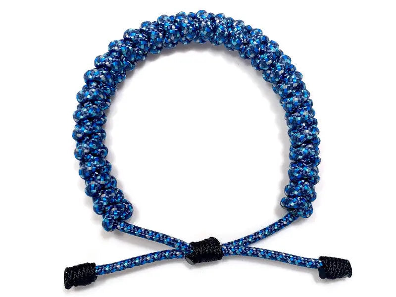 Engineered Blue Galaxy Slim Rope Bracelet Engineered