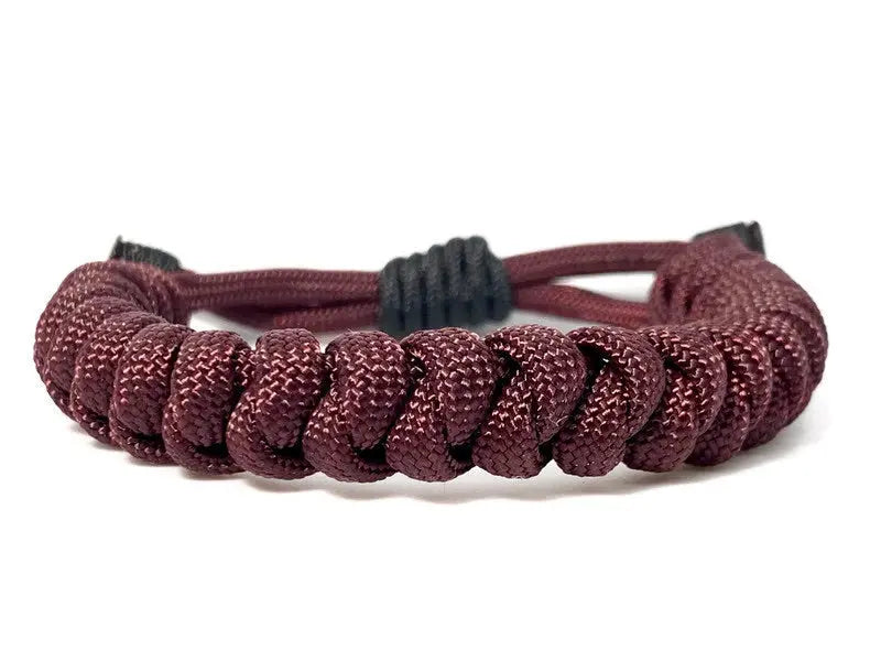 Engineered Maroon Rope Bracelet Engineered