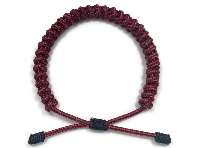 Engineered Crimson Slim Rope Bracelet Engineered
