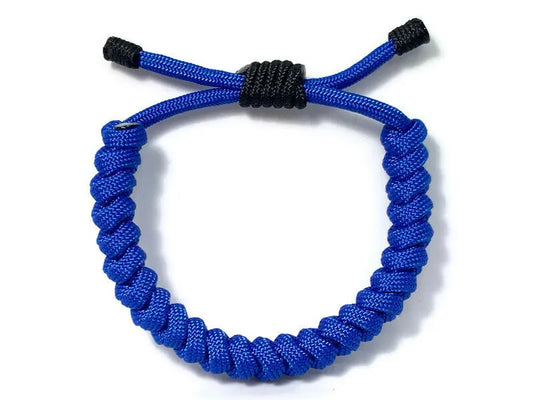 Engineered Electric Blue Rope Bracelet Engineered