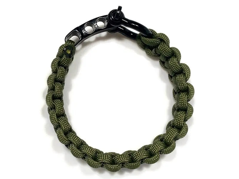 Engineered Olive Bracelet with Shackle Engineered