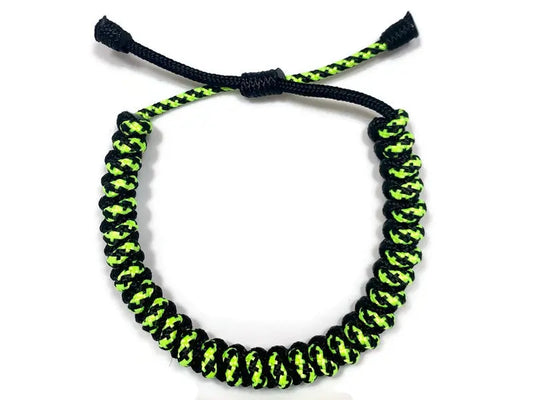 Engineered Electric Black Slim Rope Bracelet Engineered