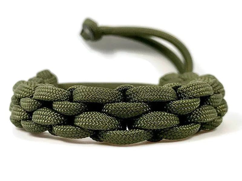Engineered Olive Braided Bracelet Engineered