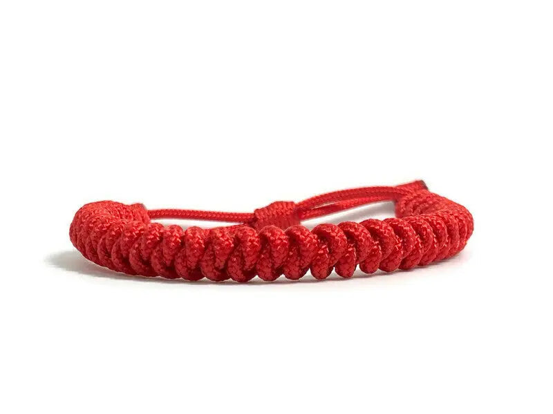 Engineered Lucky Red Slim Rope Bracelet Engineered