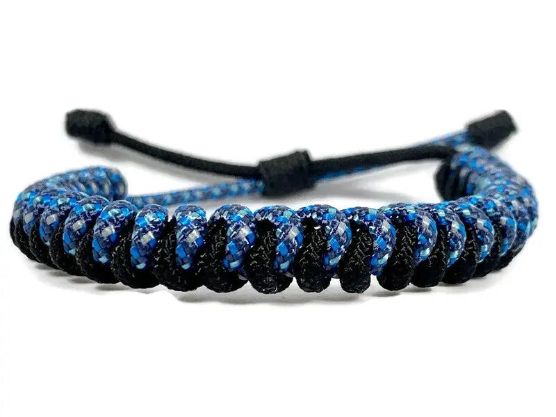 Engineered Black Galaxy Slim Rope Bracelet Engineered