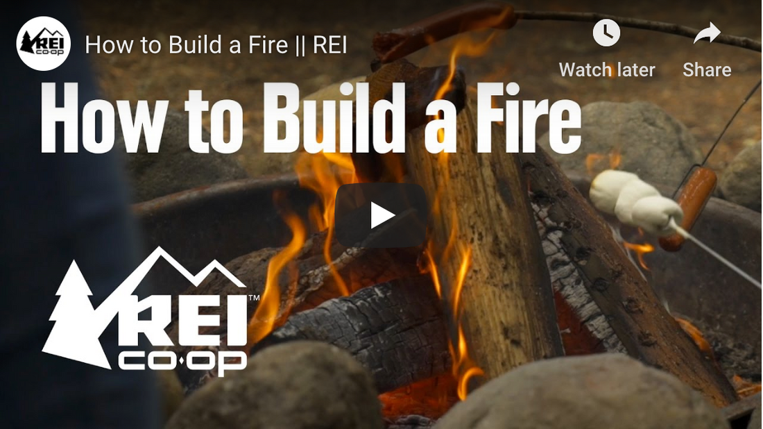 How to start a camp fire