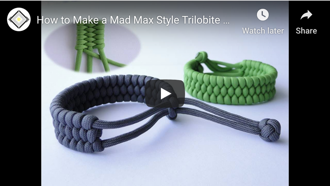 How To Make A Trilobite Paracord Bracelet