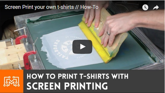 How to Screen Print a T-Shirt