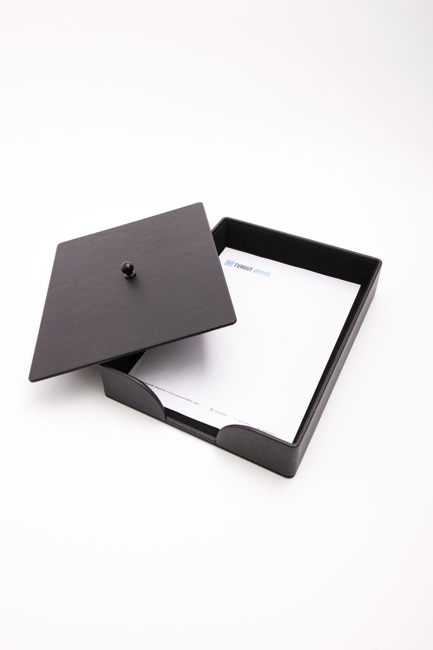 Roma Leather Document Rack Model With Black Cover