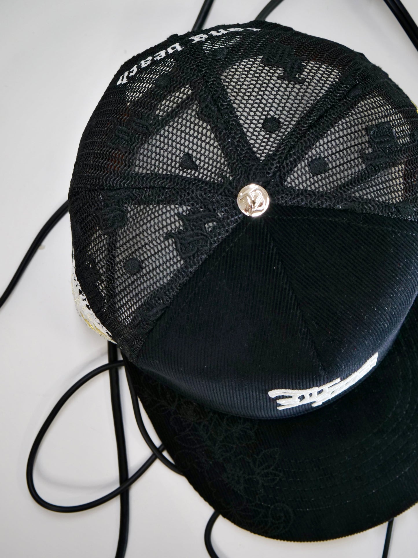 OG LB: Live Boundlessly Trucker (Black Corduroy/Mesh)