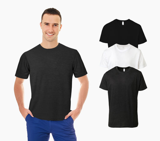 3 PC Combo, Extra Soft Medium Weight Short Sleeve Premium T-Shirts