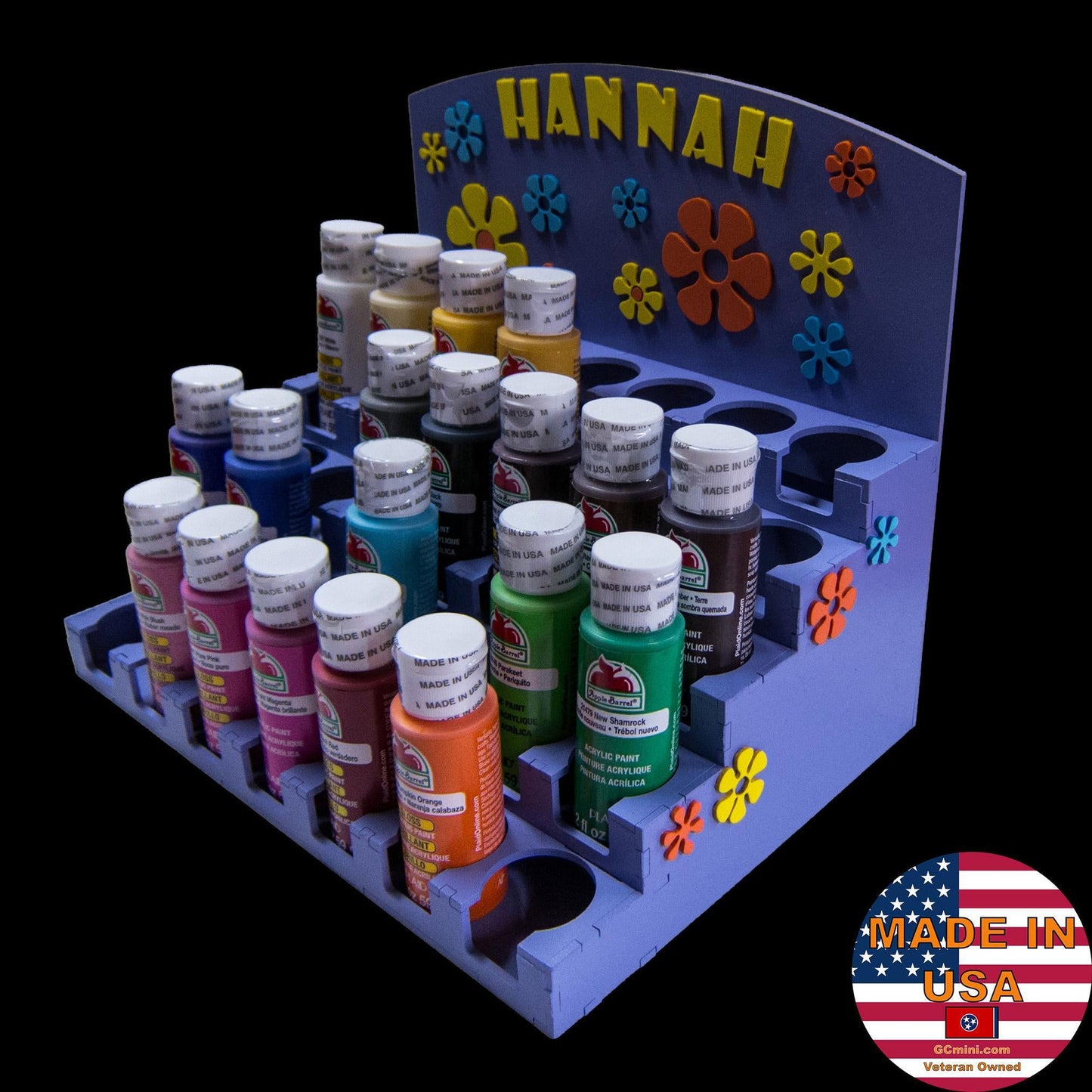 Paint Rack - 36mm Polly Scale / Tamiya 10ml and Larger Craft Paints