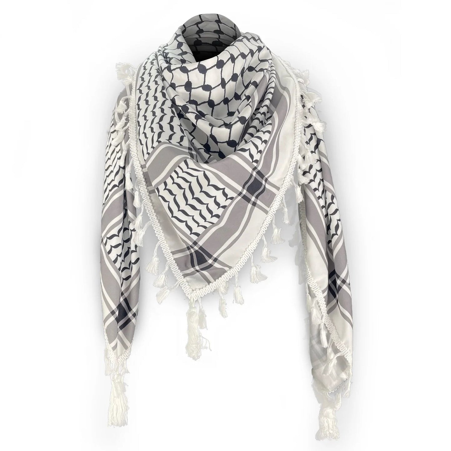 Women's Soft Cotton Scarf with Gold Sparkle – Lightweight Hijab, Shawl, Headwrap for All Occasions
