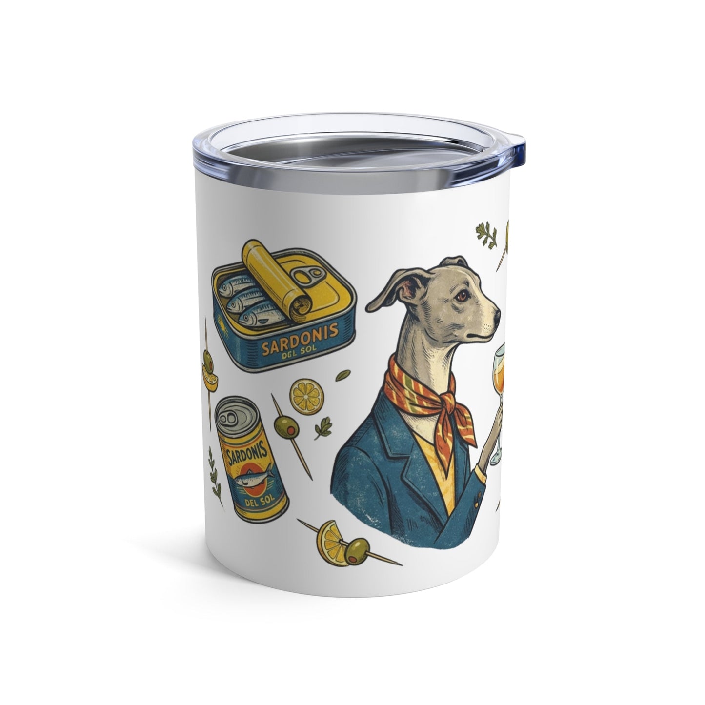 Tinned Fish Pups - Aperitivo Hour 12oz Short Tumbler