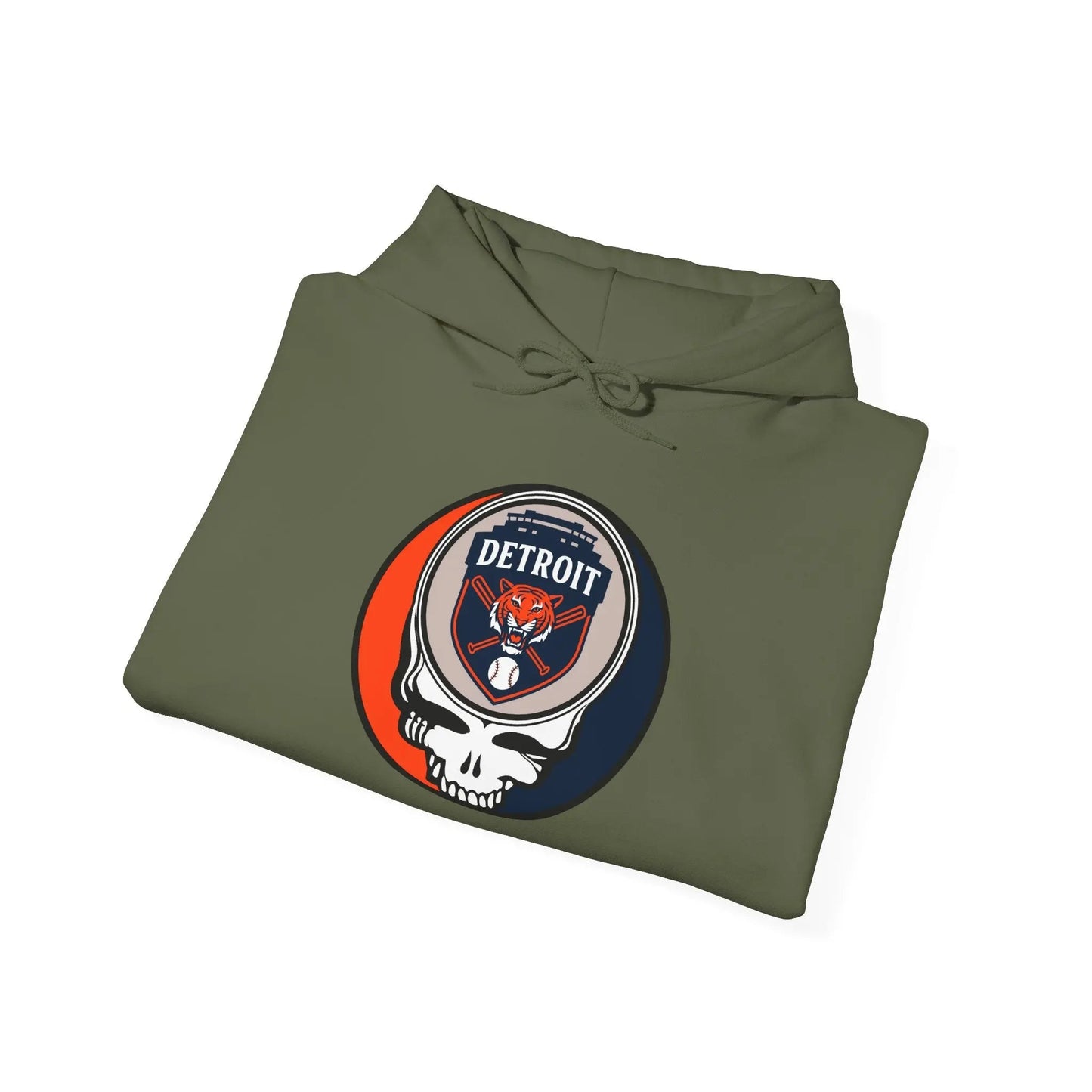 Detroit Tigers Original Stealie × Grateful Dead Hoodie