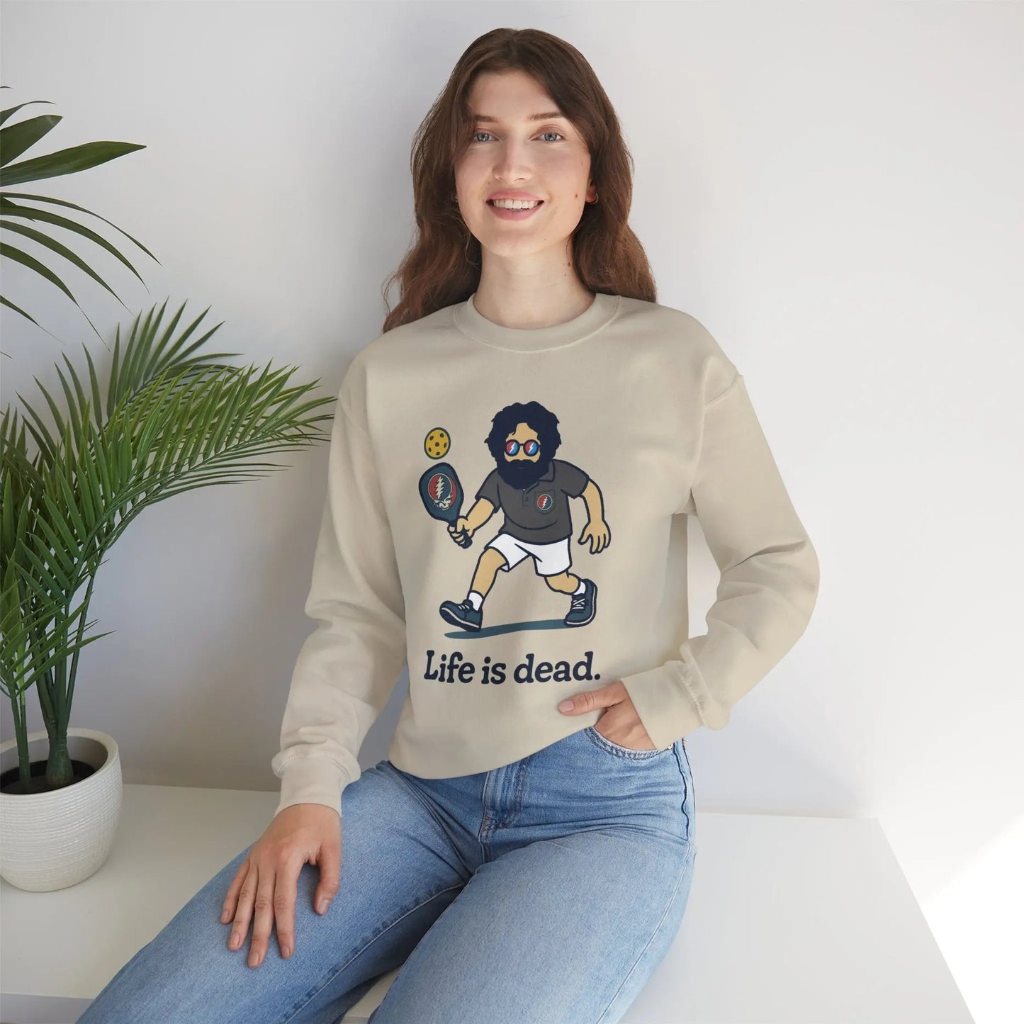 Jerry's in A Pickle | Life is dead.® Crewneck | Grateful Dead