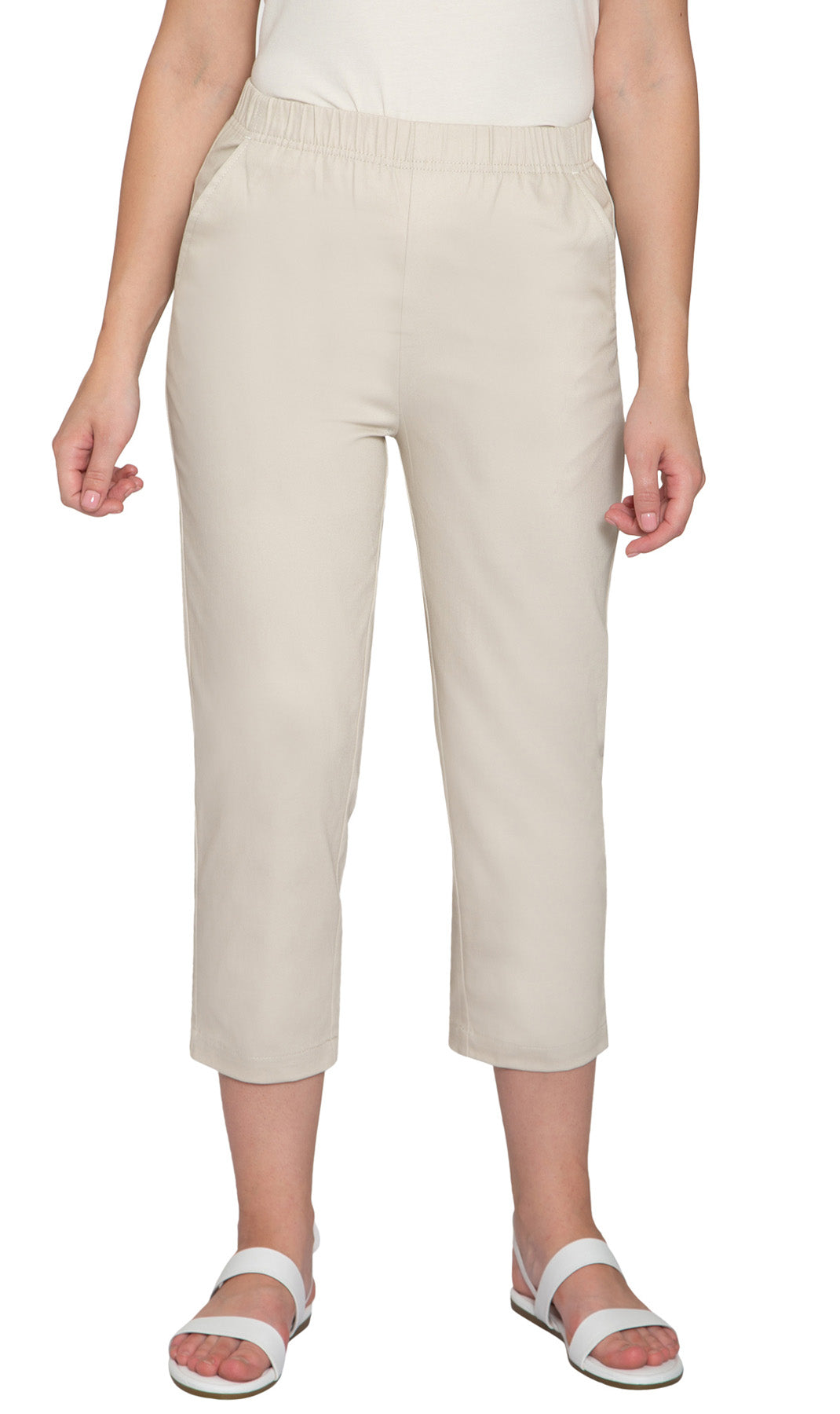 Women’s Lightweight Stretch Denim Capri Pants – Comfortable Everyday Fit