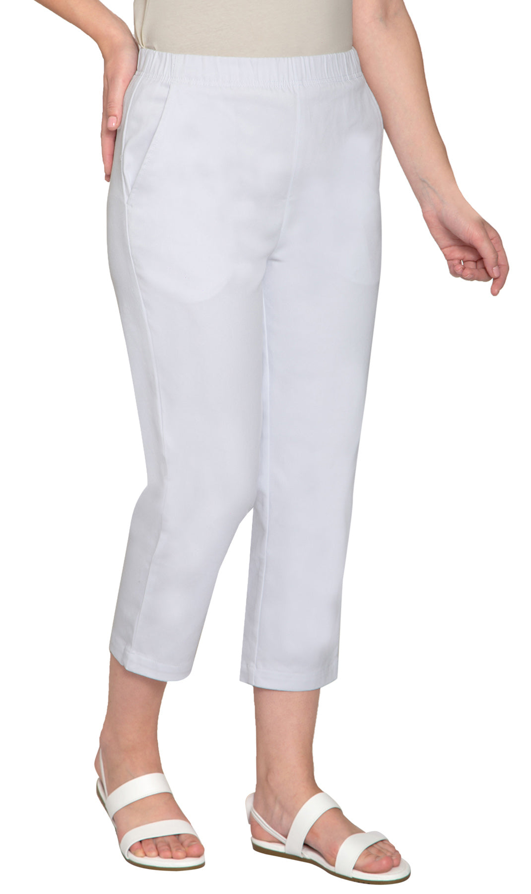 Women’s Lightweight Stretch Denim Capri Pants – Comfortable Everyday Fit