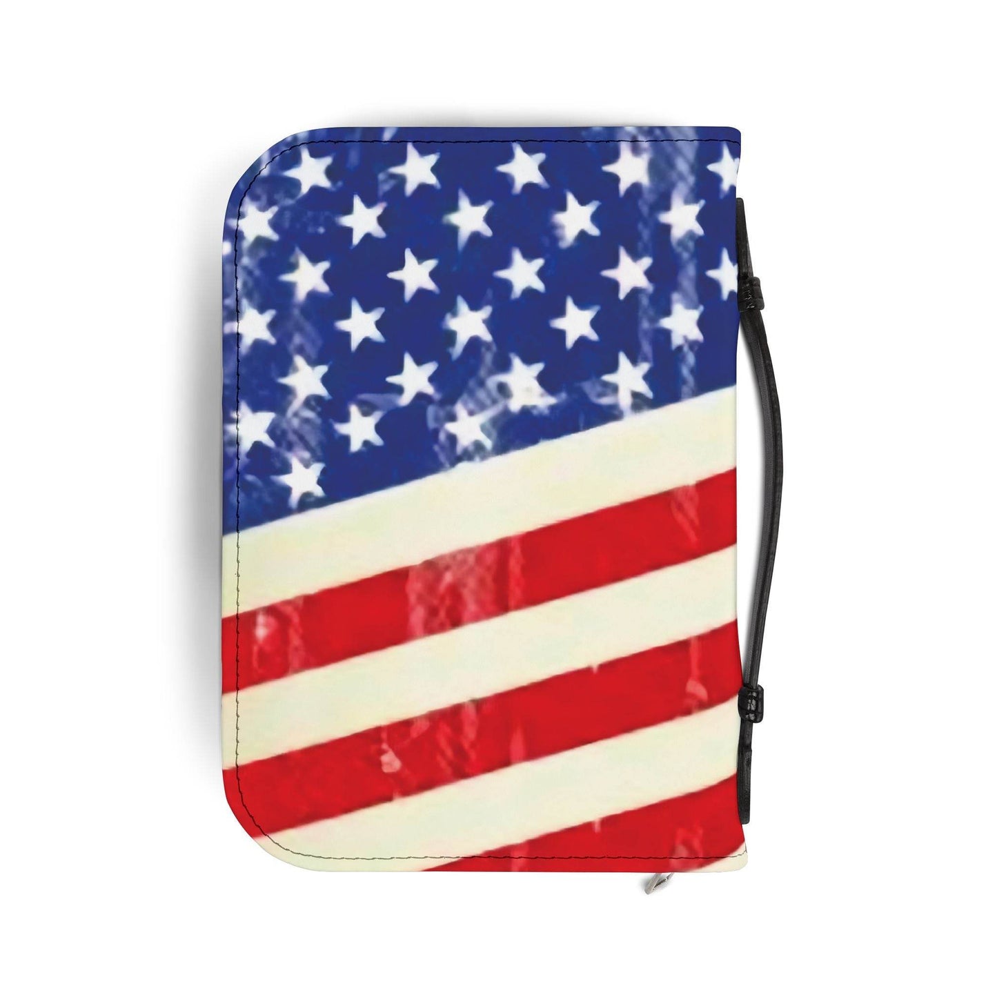 Patriotic Bible Cover - American Flag Design