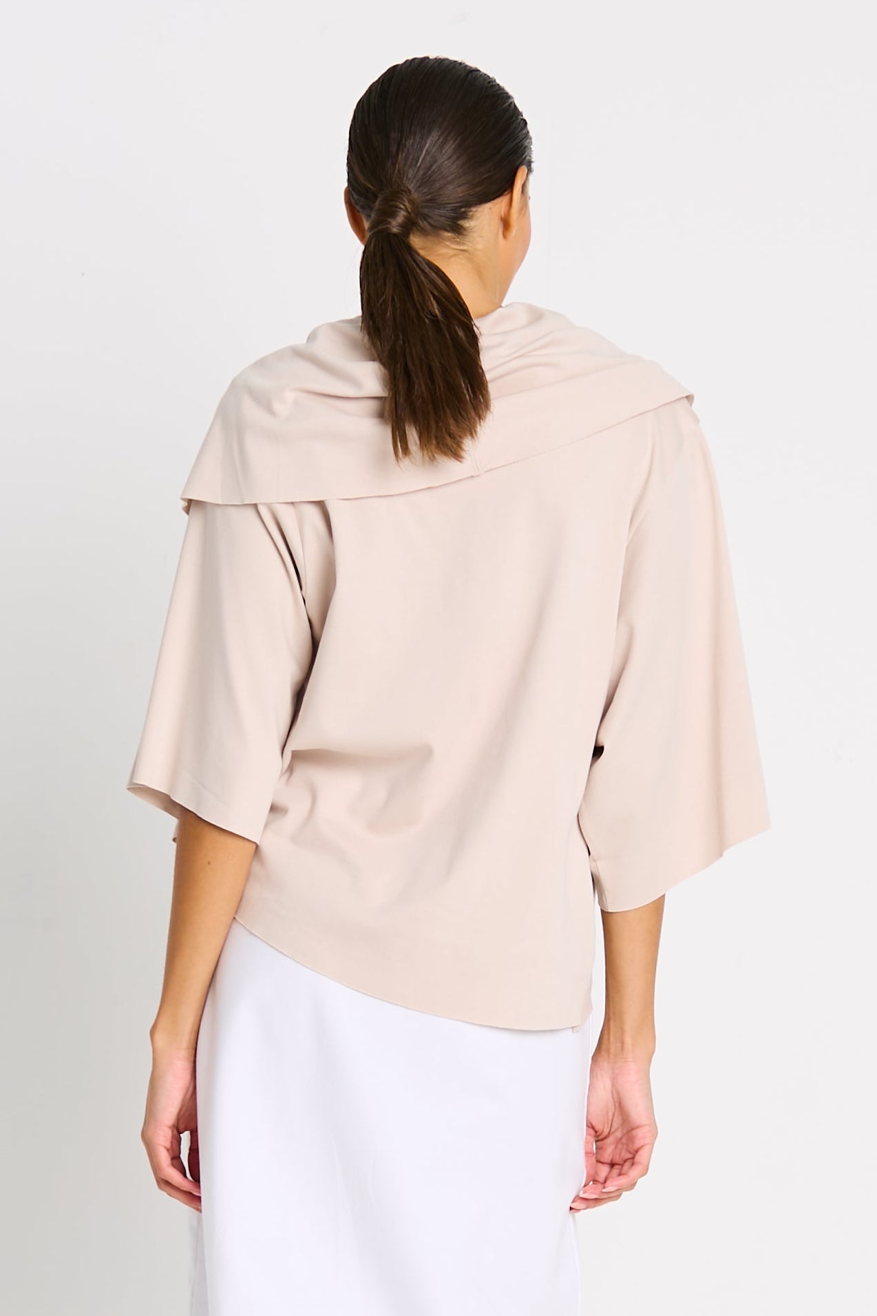 Pima Cotton Jackie O Top - Putty