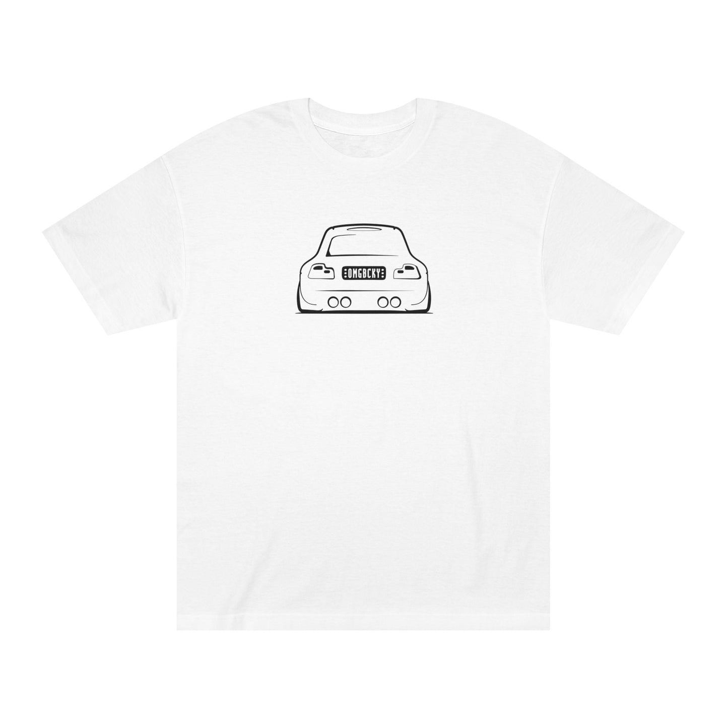 OMGBCKY Black Coupe Silhouette Tee - Unisex American Apparel Classic T-Shirt