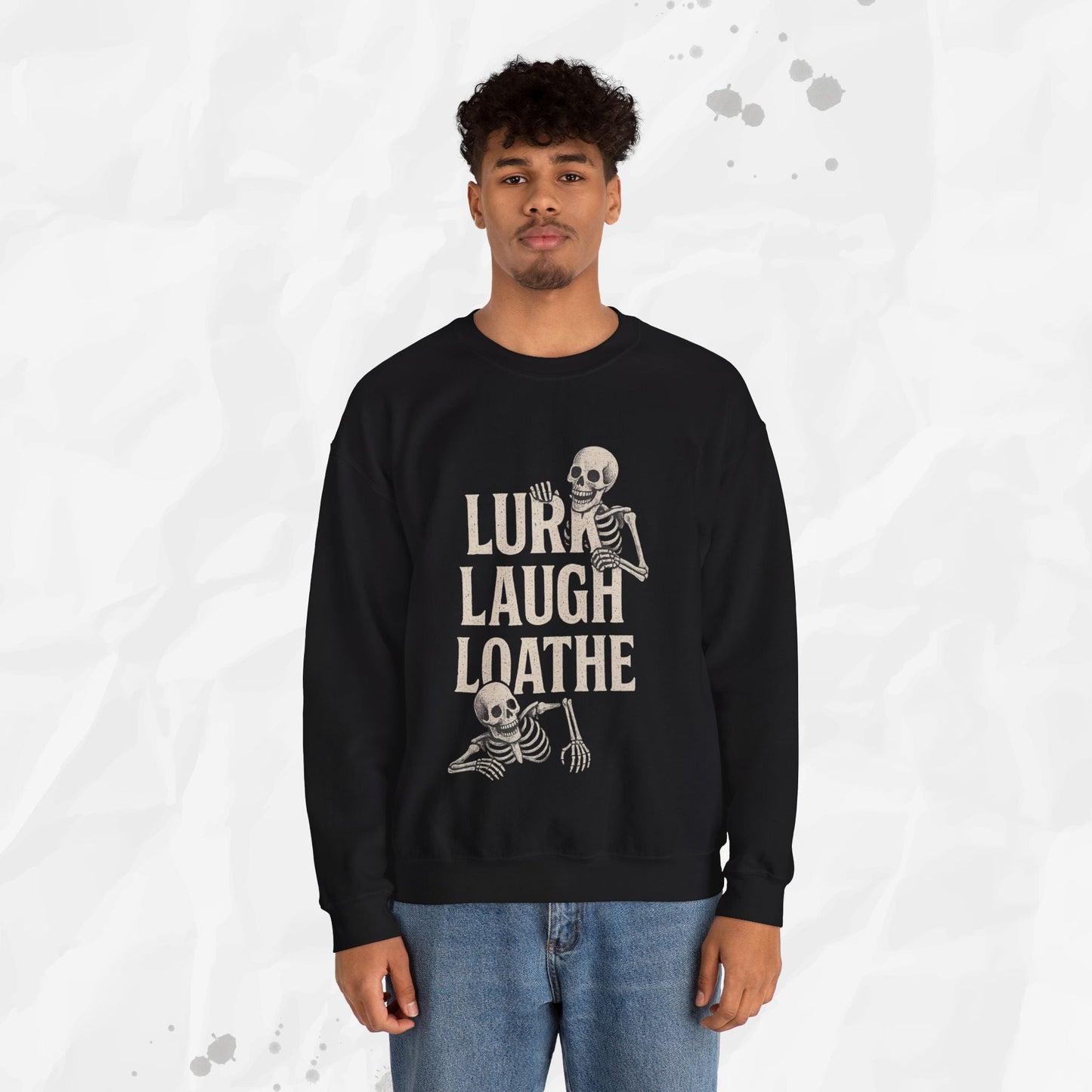 Lurk Laugh Loathe - Crewneck Sweatshirt