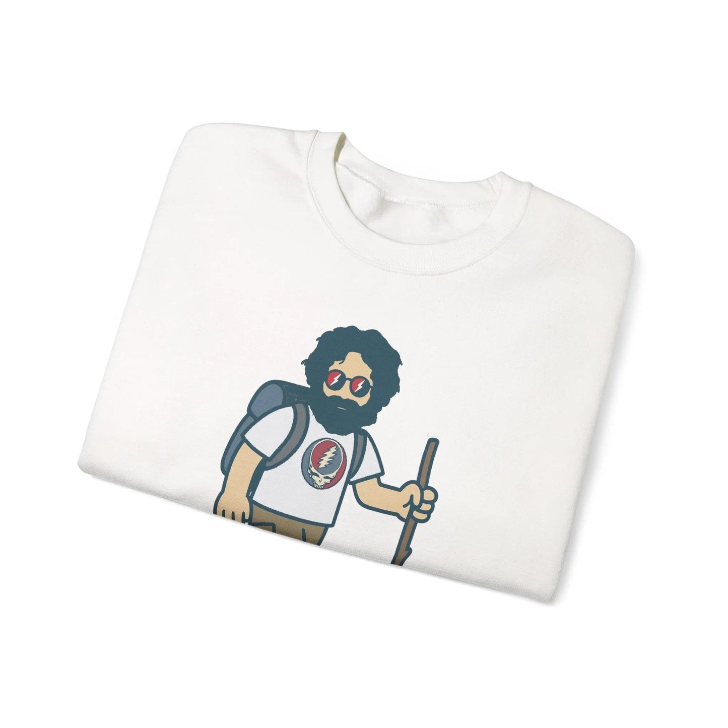 Hikin' Jerry | Life is dead.® Crewneck | Grateful Dead